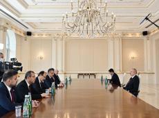President Ilham Aliyev receives Vice President of Turkiye