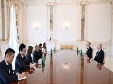 President Ilham Aliyev receives ADB delegation